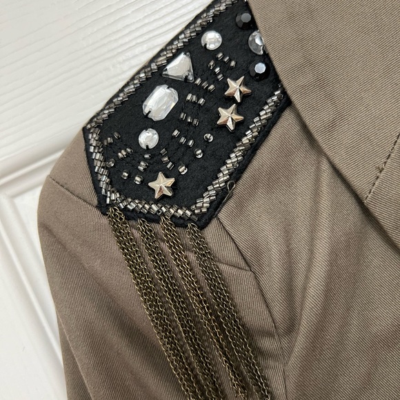 CoffeeShop Blazer - Military Khaki - Size Small - Picture 4 of 5